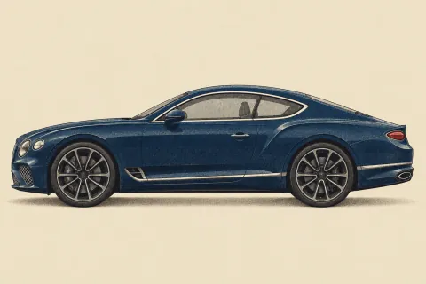 Bentley Continental GT - иллюстрация