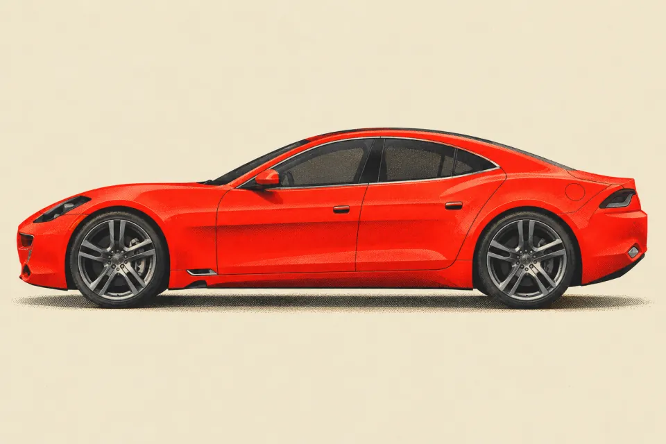 Fisker Karma - иллюстрация